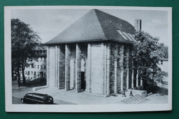 AK Bayreuth / 1930-1945 / Haus der Deutschen Erziehung / Haus der Deutschen / Omnibus Bus